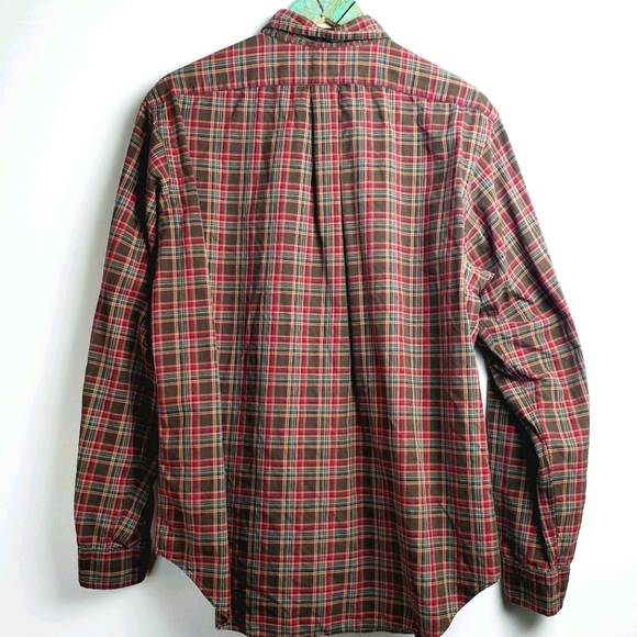 Ralph Lauren Blue Label Classic Plaid Top 16 1/2 L - Picture 7 of 9